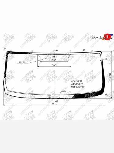 Стекло лобовое ГАЗ Газель NEXT 12- / Газон NEXT 14- / Ural Next 15- KMK GAZT0044, gazt0044 KMK GAZT0044