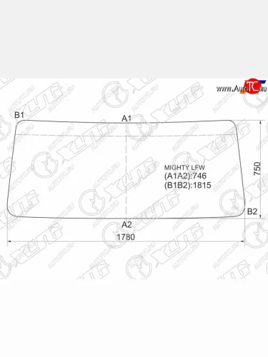 Стекло лобовое Hyundai HD65 99-18  HD72 99-18  HD75 99-18  HD78 99-18 XYG MIGHTY LFW