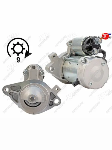 Стартер Toyota Vitz 05-10  Belta 05-12  Yaris 05-20 (1 kW Z=9)                                    SAT ST-28100-40140