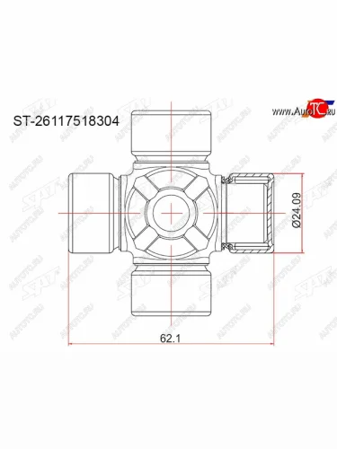 Крестовина BMW E30E34E83VOLVO XC90MERCEDES C203E211E210S220NISSAN X-TRAIL T31 SAT ST-26117518304