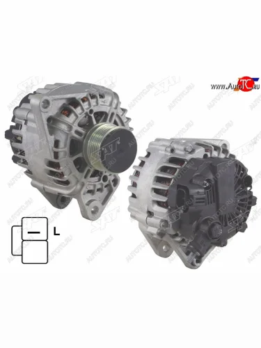 Генератор KIA CEED/RIO/HYUNDAI I30/GETZ 1.4D-1.6D 02- D4F# 12V 120A SAT ST-85-0099, st850099 SAT ST-85-0099