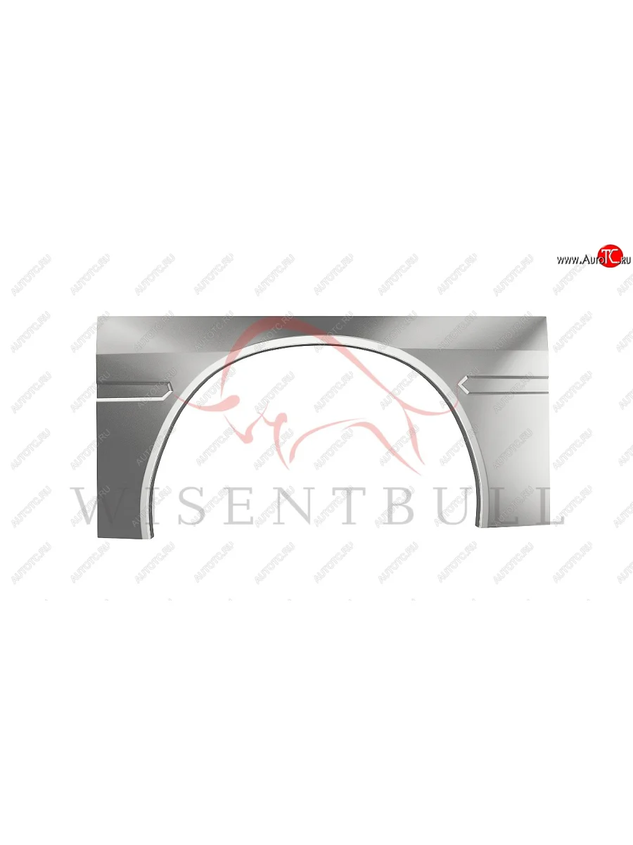 Левая задняя внешняя ремонтная арка Wisentbull  Golden Dragon XML 6700 (2017-2025) (оцинкованная сталь 1,2 мм)  в Самаре Самарской области