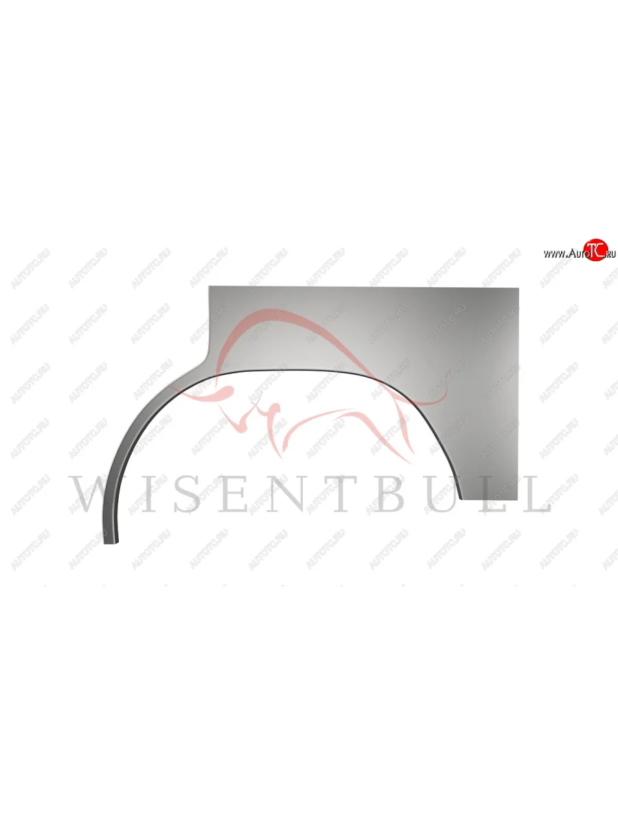 Левая задняя внешняя ремонтная арка Wisentbull  ГАЗ 20 Победа (1944-1958) (оцинкованная сталь 1,2 мм)  в Самаре Самарской области