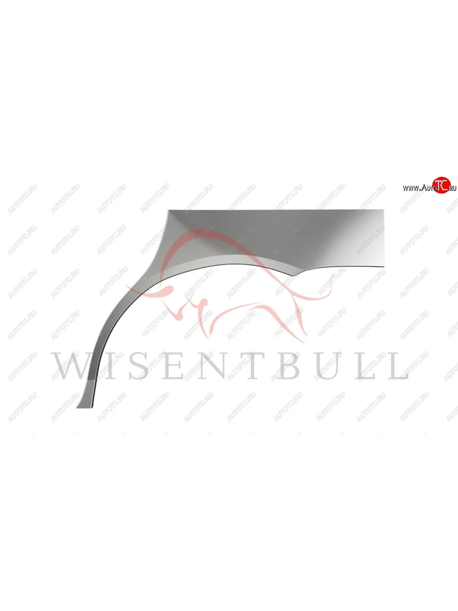 Левая задняя внешняя ремонтная арка Wisentbull  MG 7 (2022-2025), Rover 75 (1998-2005) (оцинкованная сталь 1,2 мм)  В Кинешме Ивановской области