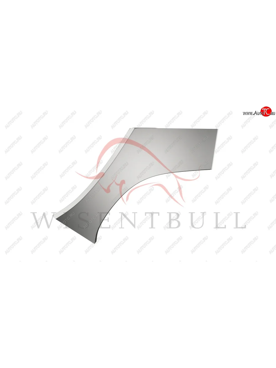 Левая задняя внешняя ремонтная арка Wisentbull Smart Fortwo W450 хэтчбэк 3 дв. рестайлинг (2003-2007) (оцинкованная сталь 1,2 мм)  в Перми Пермском крае