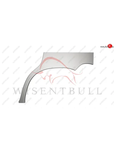 Левая задняя внешняя ремонтная арка Wisentbull (оцинкованная сталь 1,2 мм) Suzuki Wagon R  1 CV,CT (1993-1998) хэтчбэк 5 дв.