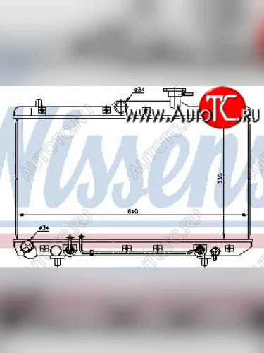 ACCENT 00- РАДИАТОР ОХЛАЖДЕН AT (NISSENS) (AVA) BodyParts hnacc00-911