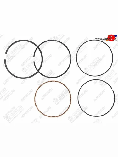 Кольца поршневые к-кт STD на 1 поршень RENAULT/DACIA LOGAN/MEGANE/SANDERO K4M690/K7M710/K7J710 GOETZE 08-104200-00, 0810420000 GOETZE 08-104200-00