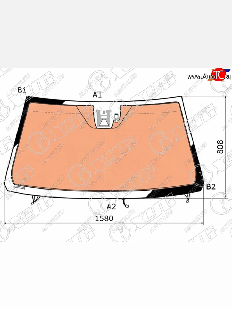Стекло лобовое (Обогрев щеток Обогрев полный Камера Датчик дождя Проекция Молдинг) Lexus LX 15- XYG 8378AGNBLCHMUV2S LFW/W/X  в Керчи Республика Крым