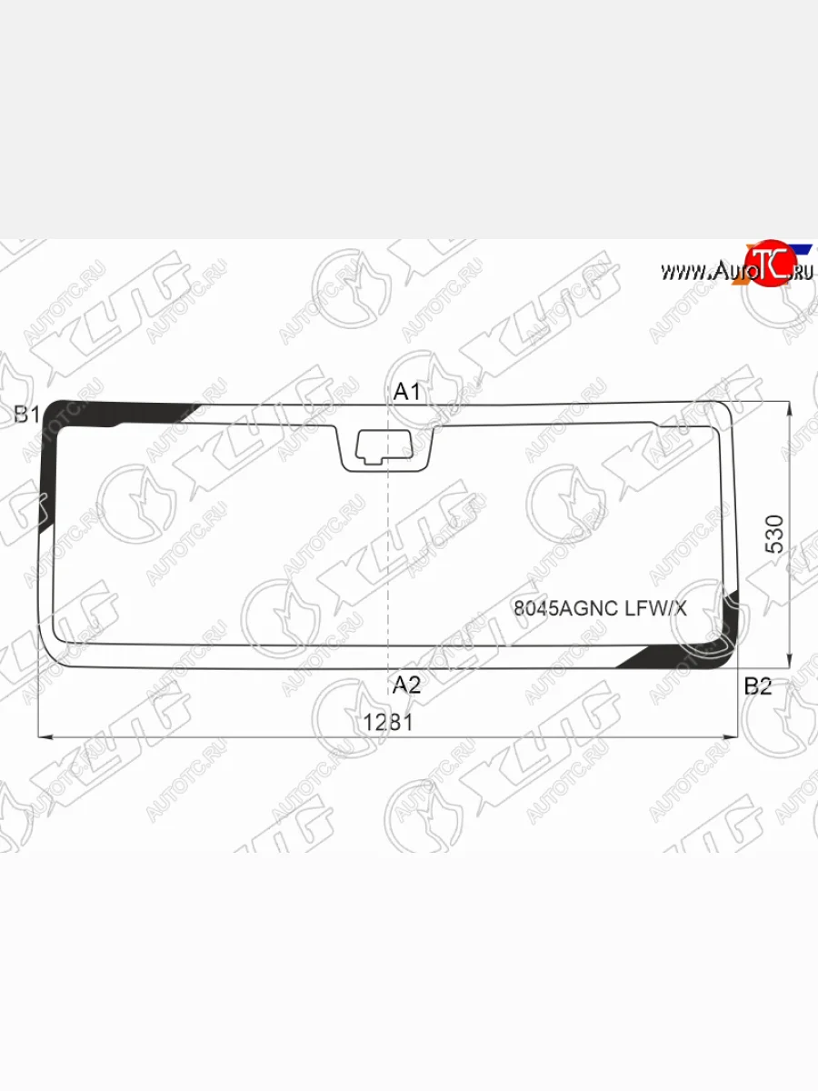 Стекло лобовое (камера) XYG Suzuki Jimny JB64 (2018-2025) (зеленое)  в Перми Пермском крае