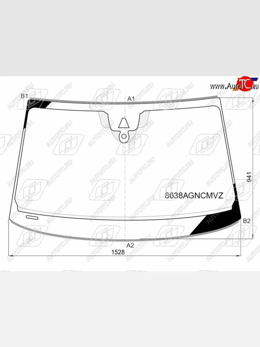 Стекло лобовое (камера, датчик дождя, молдинг) FUYAO Audi A8 D5 дорестайлинг (2017-2021) (зеленое)  в Керчи Республика Крым