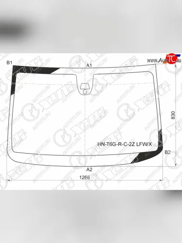 Стекло лобовое + 2 камеры HONDA N-WGN 5D HBK 13-19                                                   XYG HN-T6G-R-C-2Z LFW/X