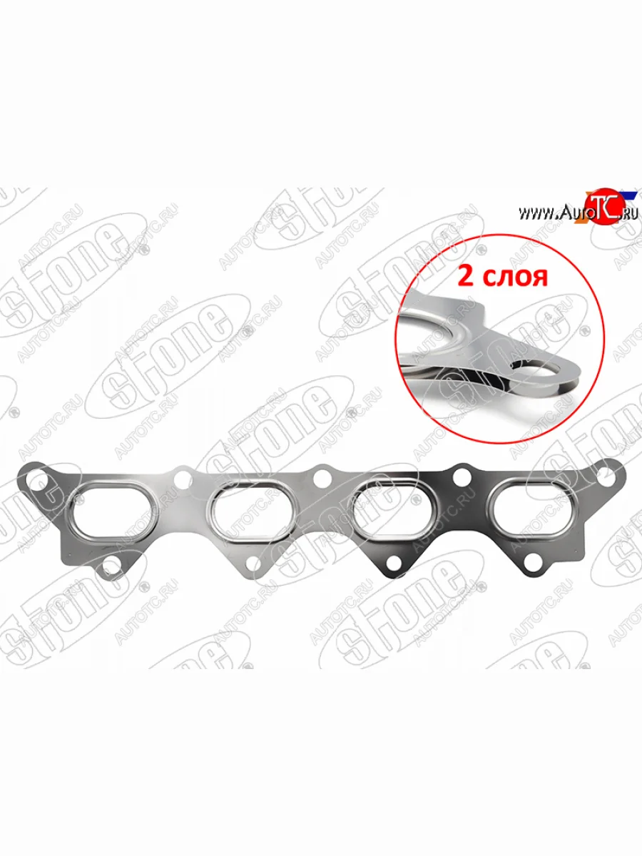 Прокладка выпускного коллектора MITSUBISHI LANCER 4G15 00- STONE JB-32300  в Керчи Республика Крым