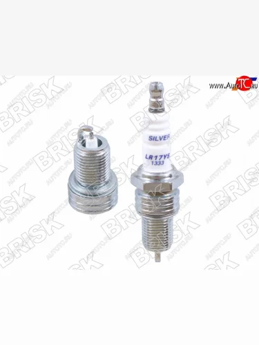 Свеча зажигания CHEVROLET AVEOSPARKDAEWOO MATIZMMC COLTLANCERTOYOTA COROLLA (SILVER) BRISK LR17YS-9