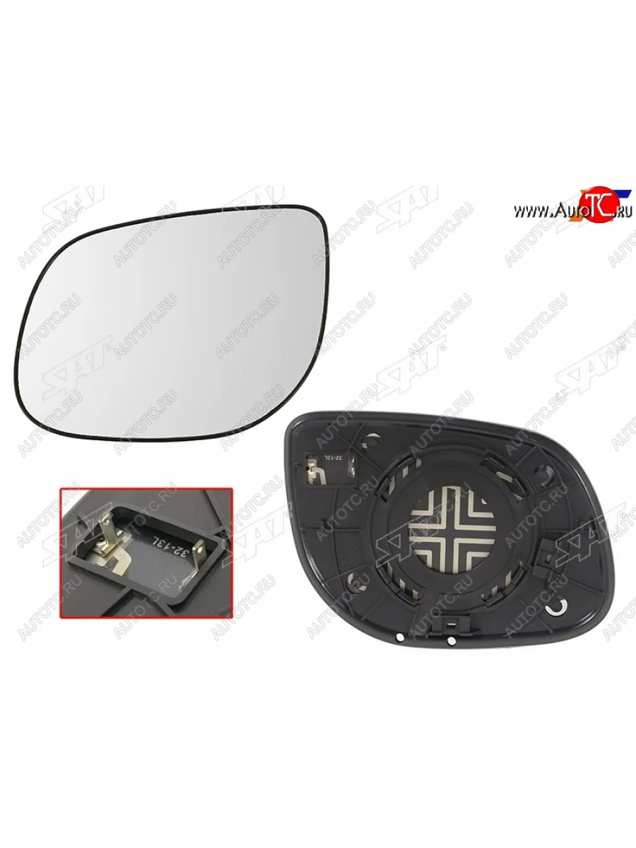 Левое полотно зеркала (с обогревом) SAT  KIA  Cerato  2 TD, Cerato Koup  1 TD  в Самаре Самарской области