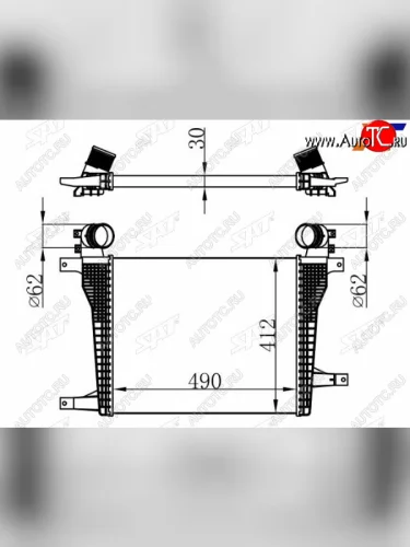 Интеркулер CHEVROLET CAPTIVAOPEL ANTARA 2,2D 11- SAT ST-20874705