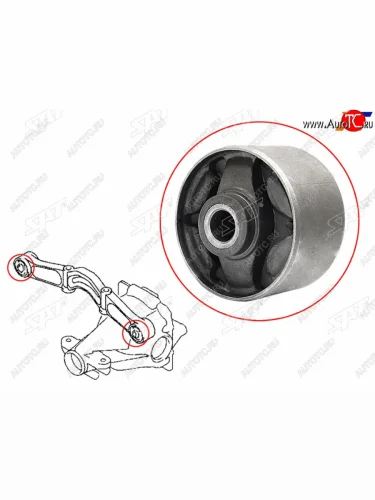 Сайлентблок Mitsubishi Pajero 99-20 (Слева) SAT ST-3517A027