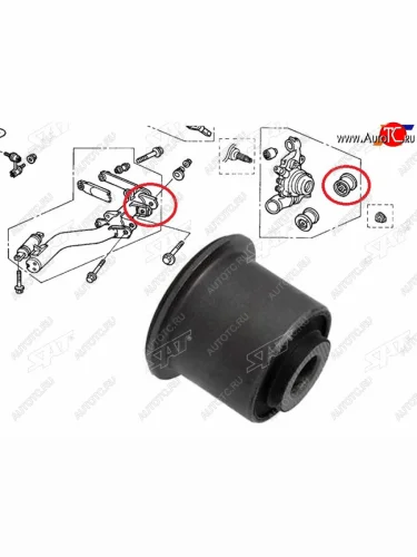 Сайлентблок Honda Civic 05-12  Civic USA 05-08  Crossroad 07-10 SAT ST-52210-SNA-A50-U