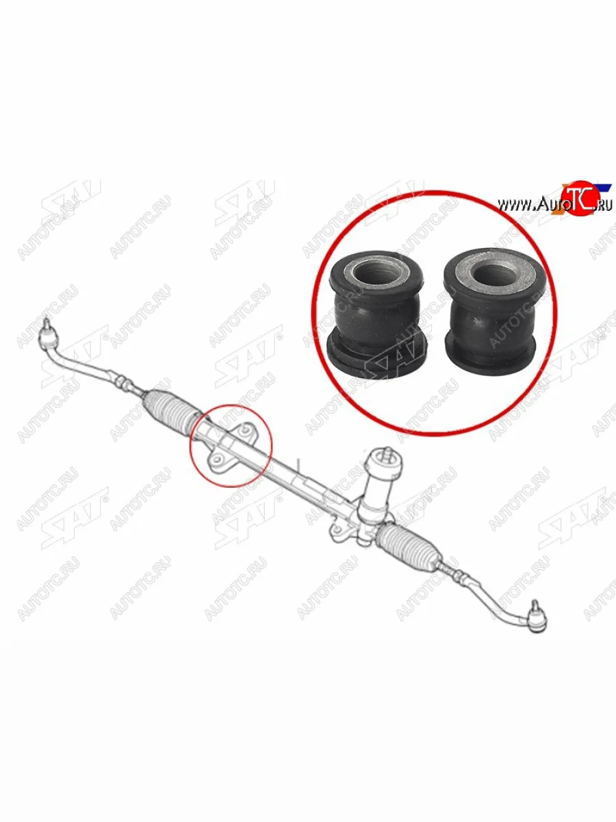 Втулка рулевой рейки Kia Ceed 06-12  Cerato 08-13  Hyundai i30 07-12  Kia Cerato Koup 08-13 SAT ST-56500-1H300B  в Самаре Самарской области