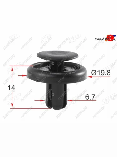 Клипса крепежная TOYOTALEXUS (1 шт.) SAT ST-KJ-2481