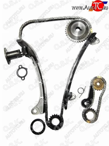 Комплект для замены цепи ГРМ TOYOTA 1AZ-FE2AZ-FE 01- (с цепью балансировочного вала) OSK T051K
