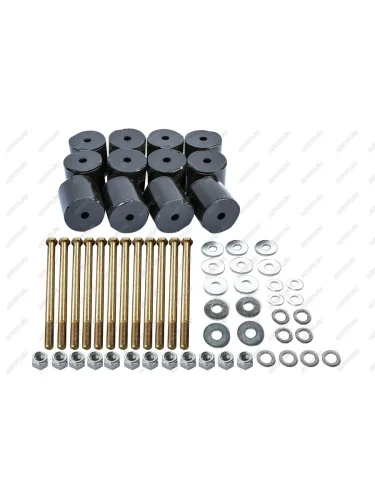 Проставки РИФ для лифта кузова 65 мм УАЗ Хантер (к-т 12 шт.) с крепежом РИФ-обвес rif469-88011