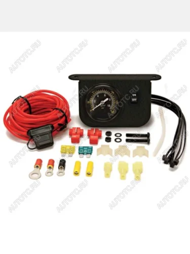 Манометр на панели бортовой 2" VIAIR от 0 до 10 атм черный VIAIR 20062