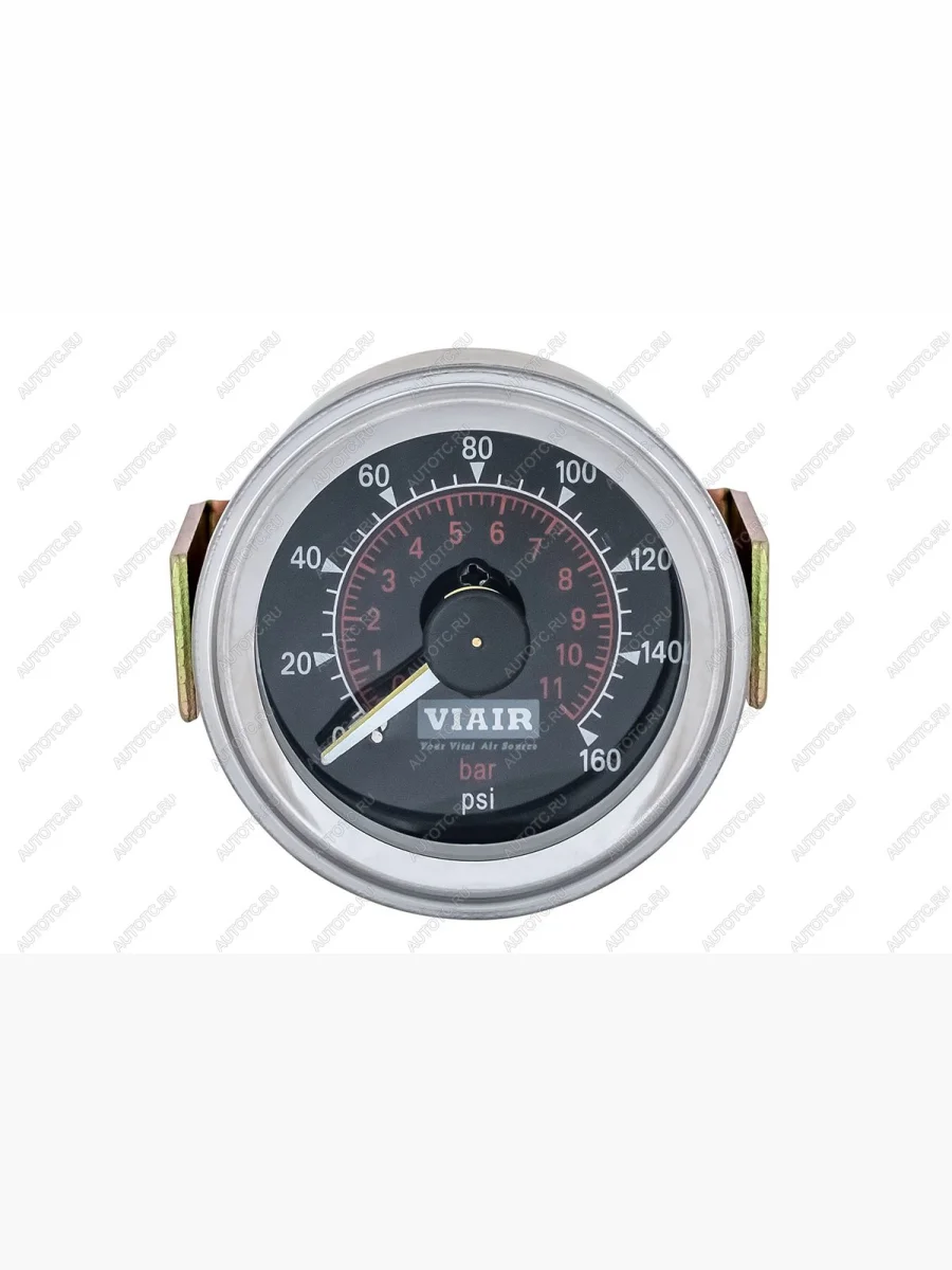 Манометр бортовой 2 стрелки 2" от 0 до 11атм чёрный VIAIR 90082  в Воронеже Воронежской области