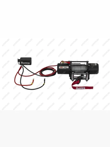 Лебёдка автомобильная электрическая (12V 6000 lbs 2722 кг) RUNVA (стальной трос) MG HS 2 AS33 (2024-2025)