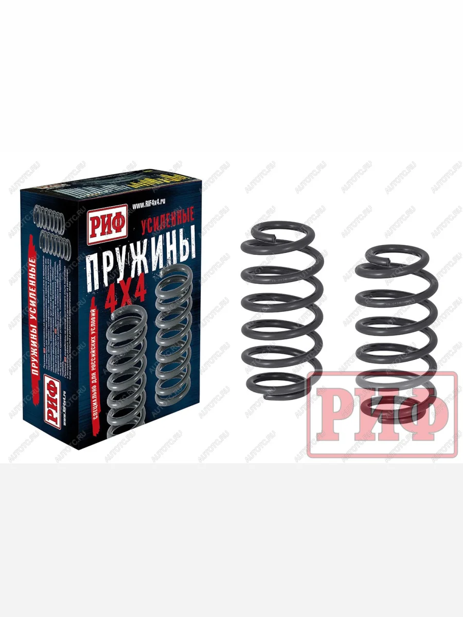 Пружины задние (лифт 30 мм +80 кг) РИФ Jeep Grand Cherokee WK (2004-2010) (сталь)  в Керчи Республика Крым