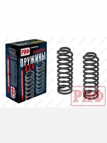 Пружины задние (лифт 50 мм 0-200 кг) РИФ (сталь) Jeep Wrangler JK 3 дв. дорестайлинг (2006-2010)