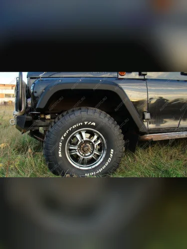 Расширители колёсных арок УАЗ Хантер под нерезанные арки колёс Fenders тку-03