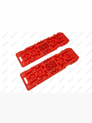 Сэнд-траки пластиковые 108х31 см усиленные, с площадкой под домкрат, красные (2 шт.) ENJOIN INDUSTRIAL tx002