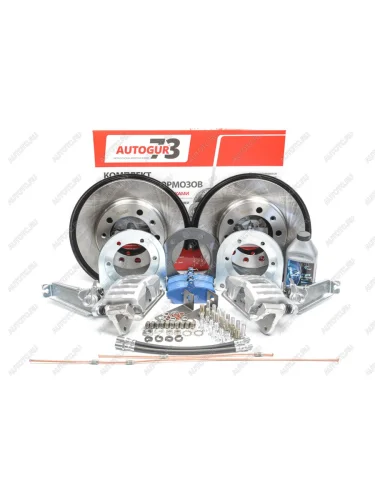 Тормоза дисковые задние УАЗ Патриот 2013+ мост Спайсер под ручник (с электронной РК) Autogur73 тдз-уаз-с