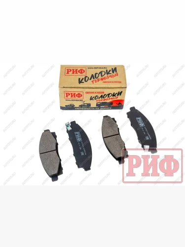 Колодки тормозные передние РИФ Mitsubishi L200 2005+, Pajero Sport 2008-2015 OEM 4605A284, 4605B233, 4605A198 РИФ rifmit-4605a284