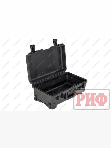 Кейс защитный ударопрочный РИФ 551x358x226 мм на колесах с телескопической ручкой IP67 РИФ wrt-80