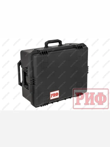 Кейс защитный ударопрочный РИФ 625x500x297 мм на колесах с телескопической ручкой IP67 РИФ wrt-81