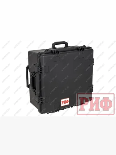 Кейс защитный ударопрочный РИФ 632x602x333 мм на колесах с телескопической ручкой IP67 РИФ wrt-83