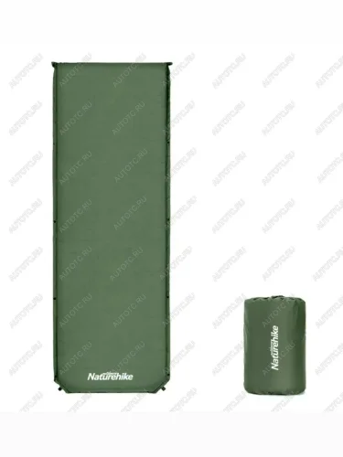 Коврик самонадувающийся Naturehike, 200х63х5 см, зеленый Naturehike nh20dz003-agr
