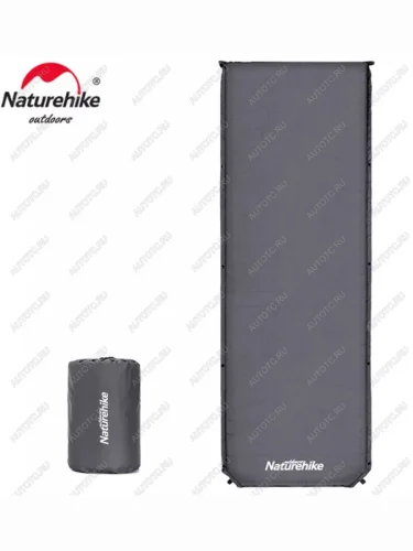 Коврик самонадувающийся Naturehike, 200х63х5 см, темно-серый Naturehike nh20dz003-dg