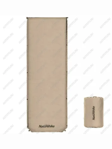 Коврик самонадувающийся Naturehike, 200х63х5 см, хаки Naturehike nh20dz003-kh