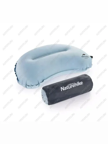 Подушка самонадувающаяся Naturehike 45х30х11 см, (Голубая) Naturehike nh20zt006-b