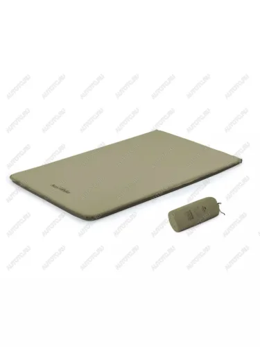 Коврик самонадувающийся Naturehike двойной 200х132х6 см, Олива Naturehike nh21fcd11-ogrd