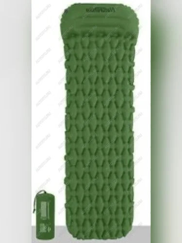 Коврик надувной Naturehike с подушкой, 185x59x3,5 см, зелёный (без надувного мешка) Naturehike nh19z003-p-agr