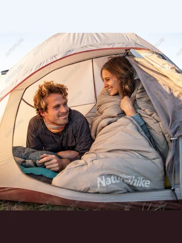 Мешок спальный Naturehike Envelope M180, (190+30)х80 см, (правый) (ТК: +12C), серый Naturehike nh20msd02-gm180