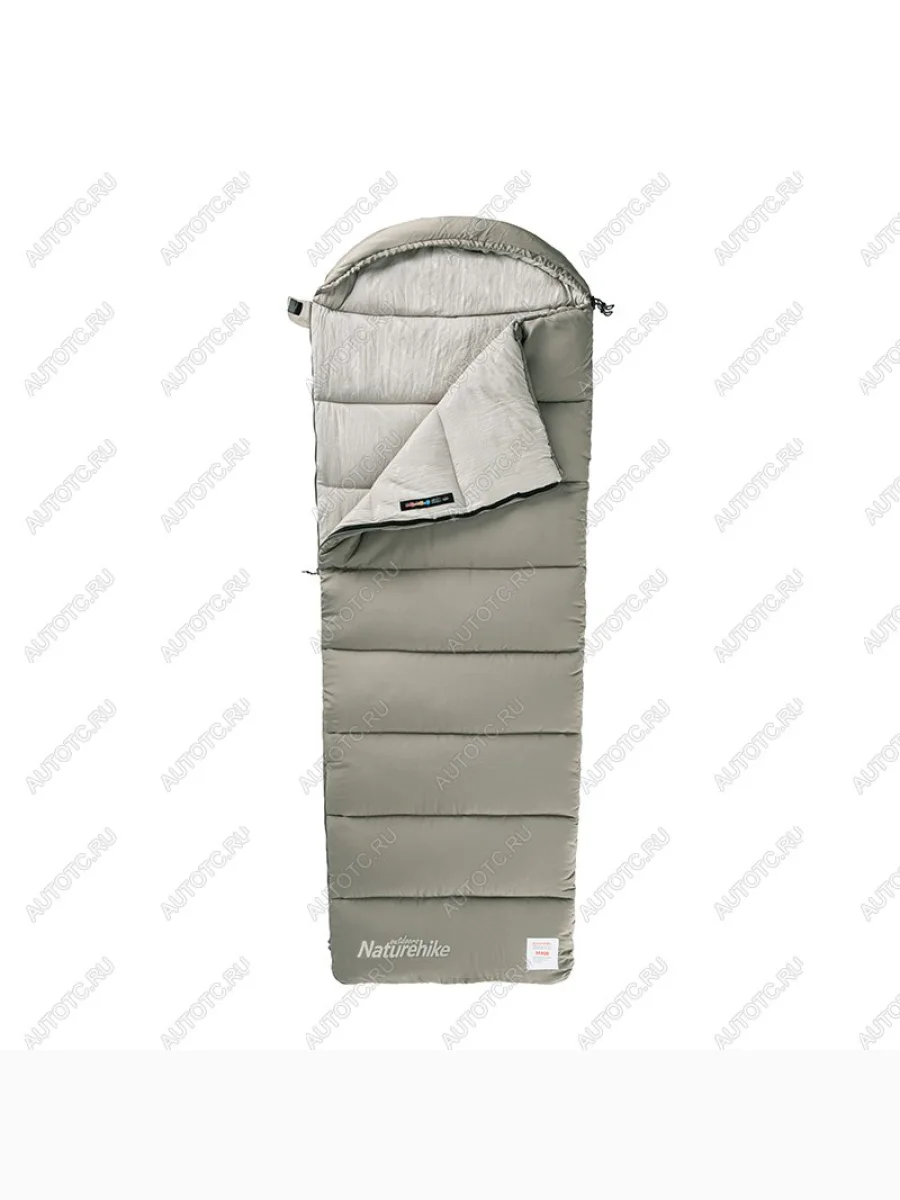 Мешок спальный Naturehike Envelope M180, (190+30)х80 см, (правый) (ТК: +12C), зеленый Naturehike nh20msd02-grm180  в Воронеже Воронежской области
