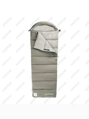 Мешок спальный Naturehike Envelope M400, (190+30)х80 см, (левый) (ТК: +1C), зеленый Naturehike nh20msd02-grm400-l