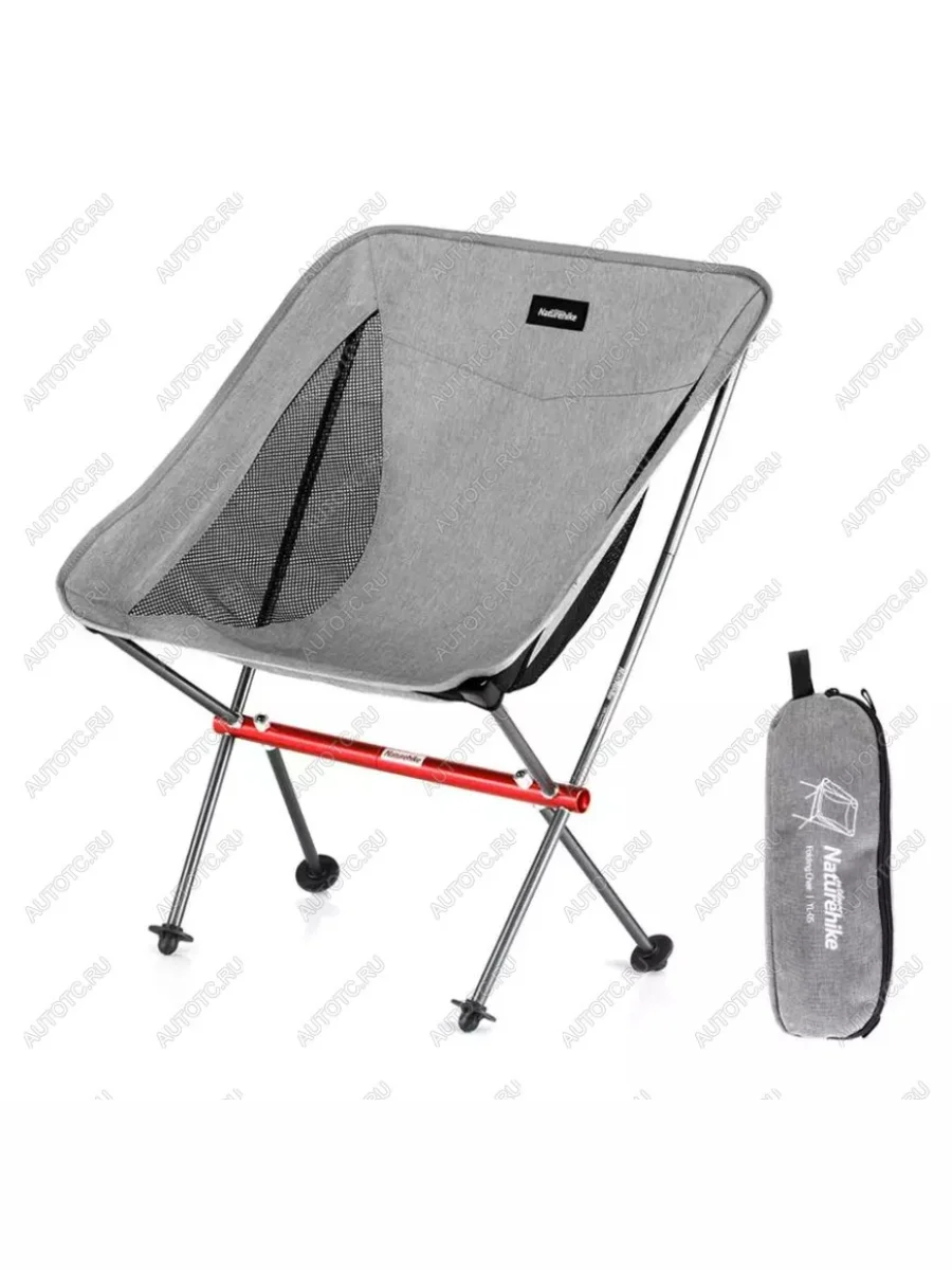 Кресло туристическое Naturehike YL05 складное, серое, до 150 кг Naturehike nh18y050-z  в Воронеже Воронежской области