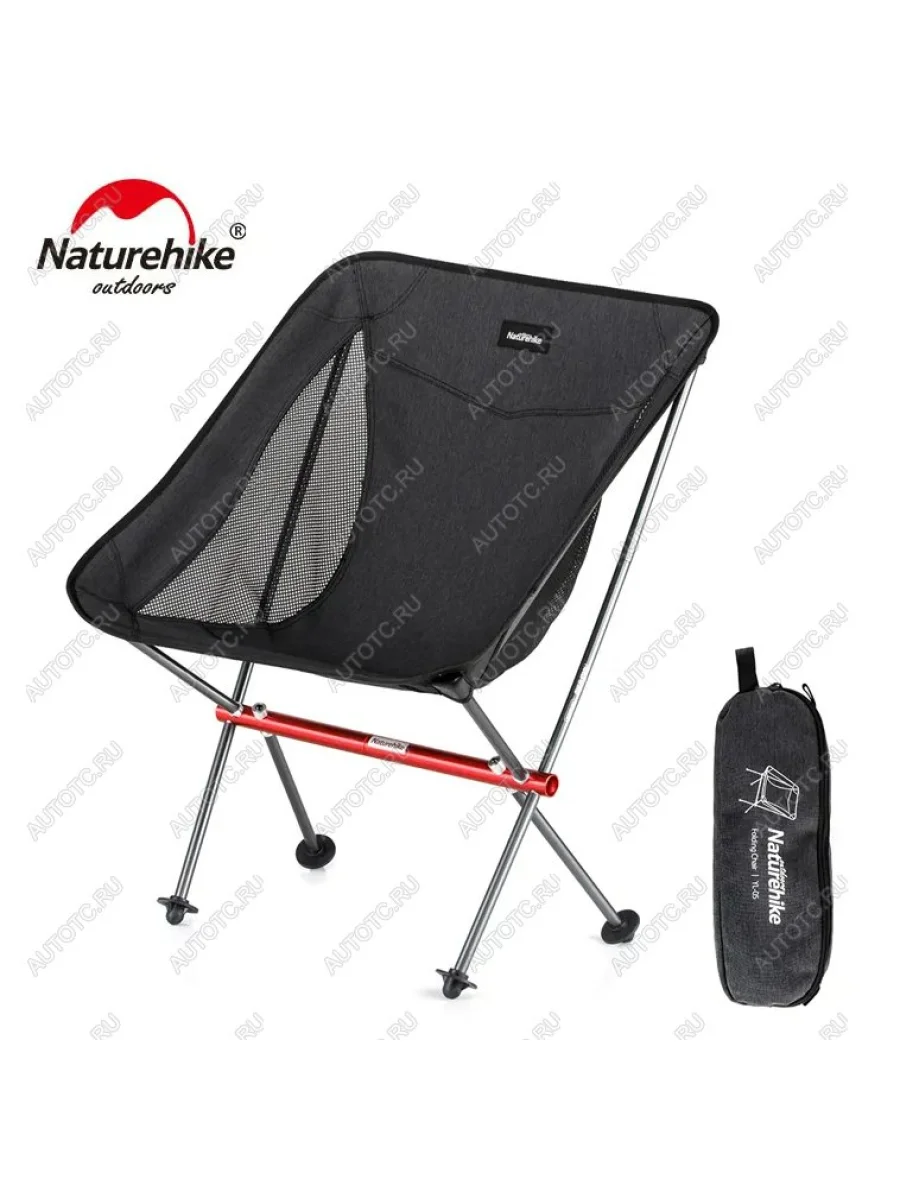 Кресло туристическое Naturehike YL05 складное, черное, до 150 кг Naturehike nh18y050-z-bl  в Воронеже Воронежской области