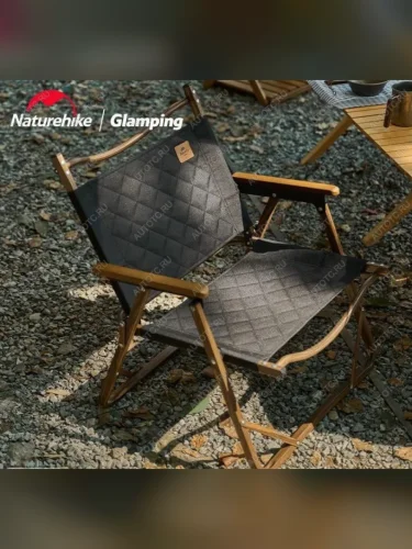 Кресло туристическое Naturehike MW02, черное, до 120 кг Naturehike nh19y002-d-cvwc